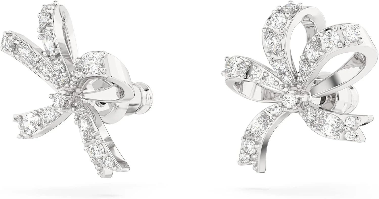 گردنبند سواروسکی ولتا، پاپیون، کوچک، سفید، روکش رودیوم گردنبند سواروسکی ولتا، پاپیون، کوچک، سفید، روکش رودیوم