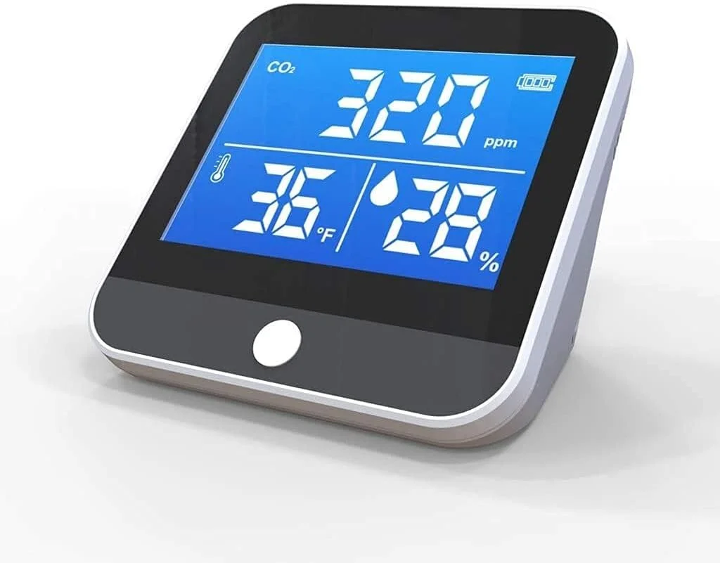 مانیتور کیفیت هوای داخل ساختمان JJJ، سنجش CO2، دما، رطوبت، دی اکسید کربن، سنسور آلودگی گاز مانیتور کیفیت هوای داخل ساختمان JJJ، سنجش CO2، دما، رطوبت، دی اکسید کربن، سنسور آلودگی گاز