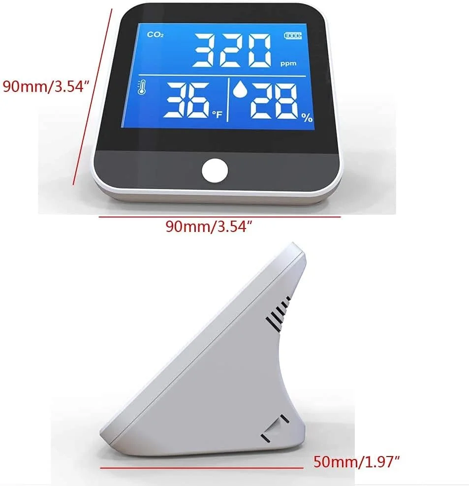 مانیتور کیفیت هوای داخل ساختمان JJJ، سنجش CO2، دما، رطوبت، دی اکسید کربن، سنسور آلودگی گاز مانیتور کیفیت هوای داخل ساختمان JJJ، سنجش CO2، دما، رطوبت، دی اکسید کربن، سنسور آلودگی گاز