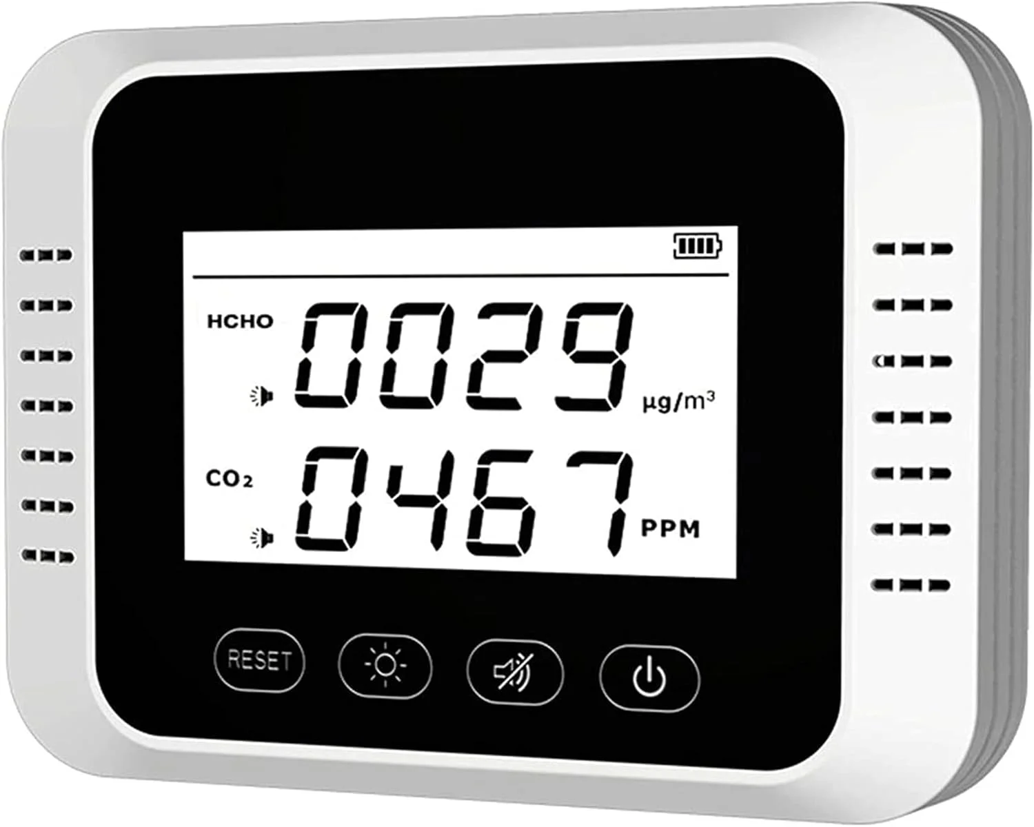 مانیتور کیفیت هوا JJJ، تستر کیفیت هوای خانگی قابل حمل و نصب روی دیوار، ردیاب دی اکسید کربن، مانیتور فرمالدئید TVOC CO2 مانیتور کیفیت هوا JJJ، تستر کیفیت هوای خانگی قابل حمل و نصب روی دیوار، ردیاب دی اکسید کربن، مانیتور فرمالدئید TVOC CO2