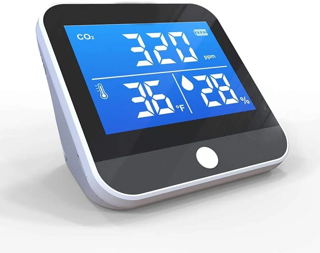 مانیتور کیفیت هوای داخل ساختمان JJJ، سنجش CO2، دما، رطوبت، دی اکسید کربن، سنسور آلودگی گاز مانیتور کیفیت هوای داخل ساختمان JJJ، سنجش CO2، دما، رطوبت، دی اکسید کربن، سنسور آلودگی گاز