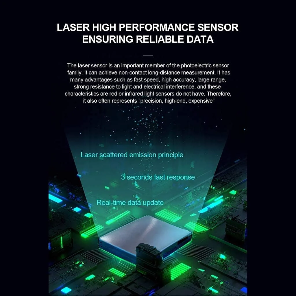 مانیتور کیفیت هوای داخلی JJJ، نمایشگر دیجیتال نور پس زمینه، رطوبت دما PM2.5، آنالایزر گاز قابل حمل مانیتور کیفیت هوای داخلی JJJ، نمایشگر دیجیتال نور پس زمینه، رطوبت دما PM2.5، آنالایزر گاز قابل حمل