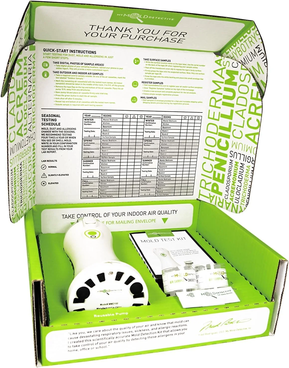 کیت تست کپک 5 اتاقه My Mold Detective MMD105A کیت تست کپک 5 اتاقه My Mold Detective MMD105A