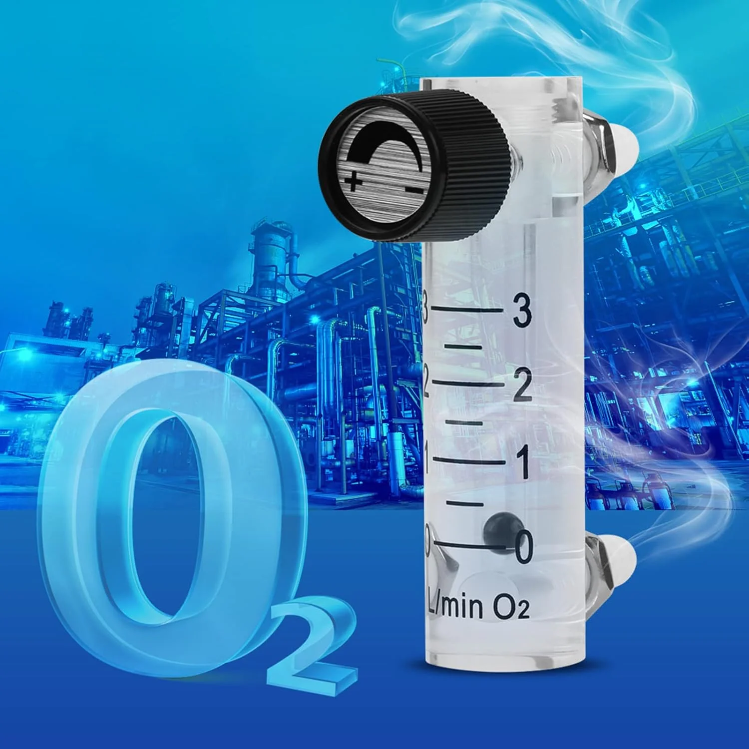 فلومتر LZQ-2، فلومتر گاز 0-3 LPM با شیر کنترل برای گاز هوا اکسیژن فلومتر LZQ-2، فلومتر گاز 0-3 LPM با شیر کنترل برای گاز هوا اکسیژن