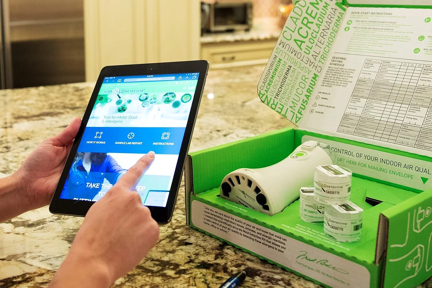 کیت تست کپک My Mold Detective MMD103، کیت 3 اتاقه کیت تست کپک My Mold Detective MMD103، کیت 3 اتاقه