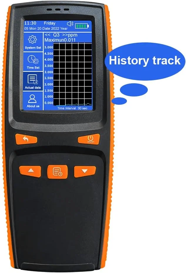 آنالایزر ازن قابل حمل Mulcort، دستگاه چند منظوره سنجش ازن O3، آشکارساز هوا، سنسور هوشمند، مانیتور آلودگی کیفیت هوا