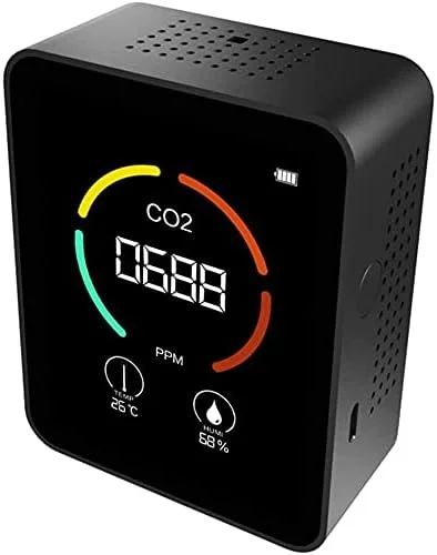 دستگاه سنجش کیفیت هوا، مانیتور دی اکسید کربن سه در یک، رطوبت سنج دی اکسید کربن، ابزار ترکیبی سنجش آلودگی، سنسور دما