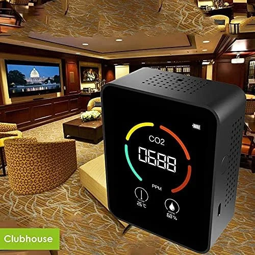 دستگاه سنجش کیفیت هوا، مانیتور دی اکسید کربن سه در یک، رطوبت سنج دی اکسید کربن، ابزار ترکیبی سنجش آلودگی، سنسور دما