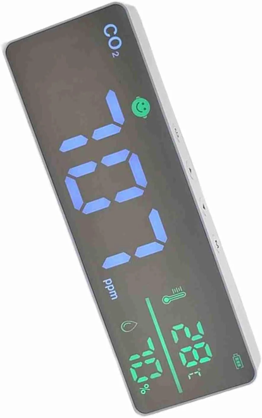 مانیتور دی اکسید کربن داخلی، مانیتور CO2، مانیتور CO2 خانگی، ردیاب CO2 داخلی قابل نصب روی دیوار، دماسنج و رطوبت سنج برای Tuya، دستگاه های سنجش کیفیت هوای داخلی