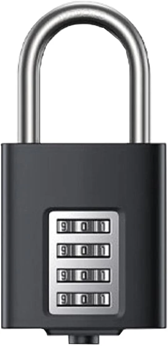قفل رمزی پدلاک، قفل 4 رقمی، قفل فلزی ضد آب و هوا، قفل فولادی آلیاژی مقاوم در برابر خوردگی، قفل سنگین برای مدرسه، باشگاه، حصار، جعبه ابزار، دروازه، انبار، سیاه قفل رمزی پدلاک، قفل 4 رقمی، قفل فلزی ضد آب و هوا، قفل فولادی آلیاژی مقاوم در برابر خوردگی، قفل سنگین برای مدرسه، باشگاه، حصار، جعبه ابزار، دروازه، انبار، سیاه