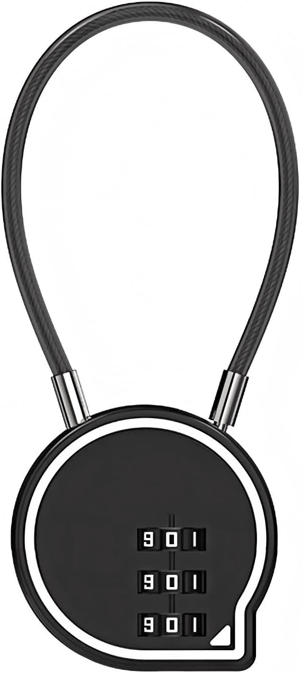 قفل ترکیبی کوچک برای کمد، قفل ترکیبی طناب سیمی مینیاتوری برای کوله پشتی، چمدان، کمدهای مدرسه، کمدهای ورزشی، حصارها، جعبه ابزار، جعبه ها، استفاده امنیتی در سفر در فضای باز - مشکی قفل ترکیبی کوچک برای کمد، قفل ترکیبی طناب سیمی مینیاتوری برای کوله پشتی، چمدان، کمدهای مدرسه، کمدهای ورزشی، حصارها، جعبه ابزار، جعبه ها، استفاده امنیتی در سفر در فضای باز - مشکی