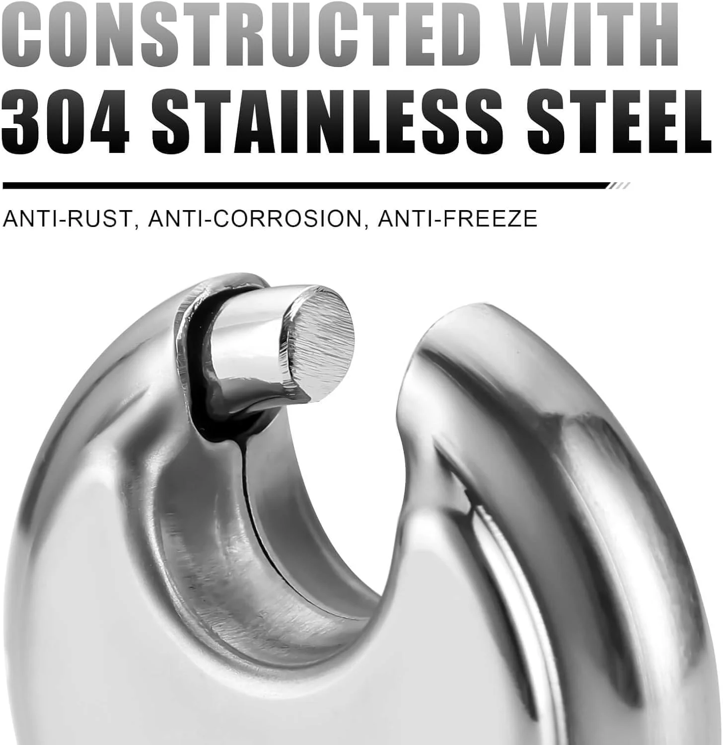 قفل ترکیبی گرد، 1 عدد قفل دیسکی ترکیبی غیرقابل برش، قفل ضد آب بیرونی برای کمدهای باشگاه مدرسه، قفل ترکیبی دیسکی 3/8 اینچی برای گاراژها، حصارها، دروازه