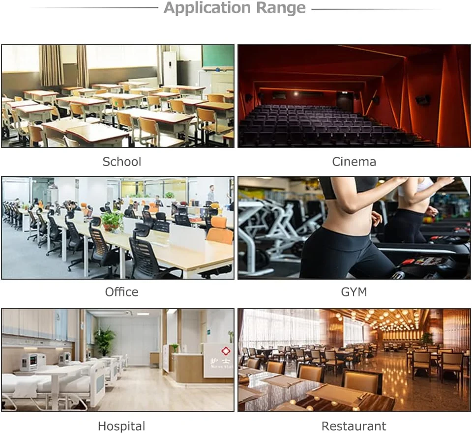 دستگاه تشخیص کیفیت هوا QAHM، دی اکسید کربن CO2، دماسنج و رطوبت سنج با باتری قابل شارژ 1200mAh