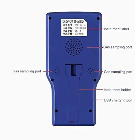 دستگاه مانیتور دی اکسید کربن ZXM، دستگاه چند منظوره تشخیص آلودگی داخلی برای فرمالدئید، تستر کیفیت هوا با نمایشگر دیجیتال دستگاه مانیتور دی اکسید کربن ZXM، دستگاه چند منظوره تشخیص آلودگی داخلی برای فرمالدئید، تستر کیفیت هوا با نمایشگر دیجیتال