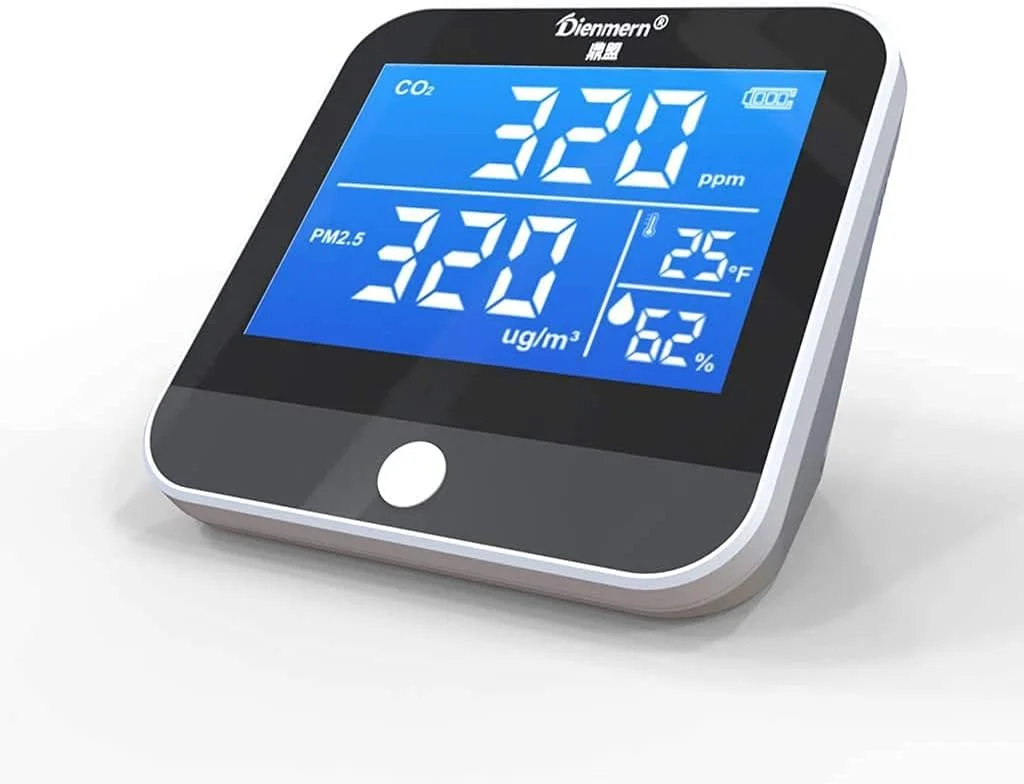 دستگاه سنجش کیفیت هوا ZXM، ردیاب مادون قرمز NDIR CO2، تشخیص CO2 در محیط داخلی، نمایشگر دما و رطوبت دستگاه سنجش کیفیت هوا ZXM، ردیاب مادون قرمز NDIR CO2، تشخیص CO2 در محیط داخلی، نمایشگر دما و رطوبت