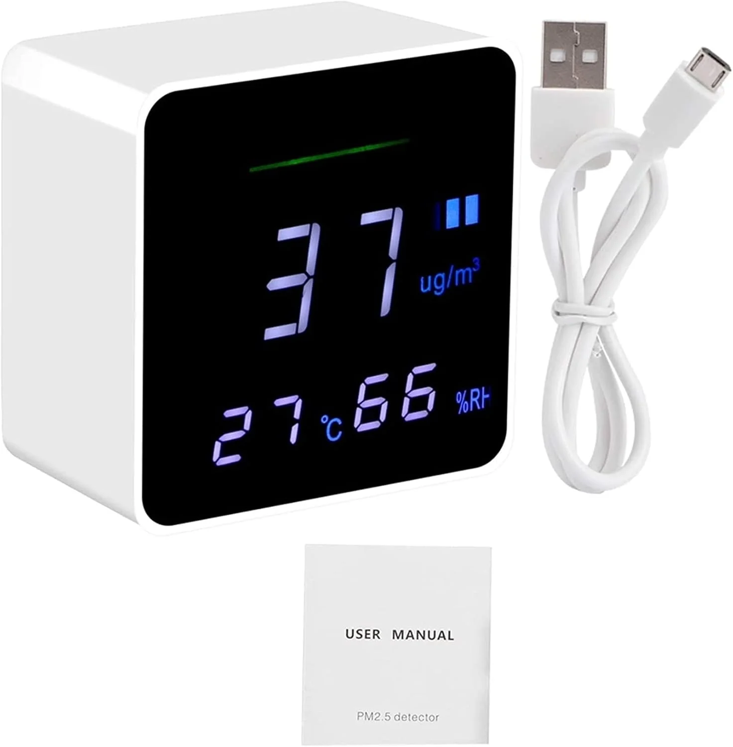 دستگاه سنجش کیفیت هوا ZXM، مناسب فضای داخلی و خارجی، برای ذرات معلق PM2.5، تستر کیفیت هوای BAIVON، دستگاه قابل حمل و جمع و جور تشخیص آلودگی