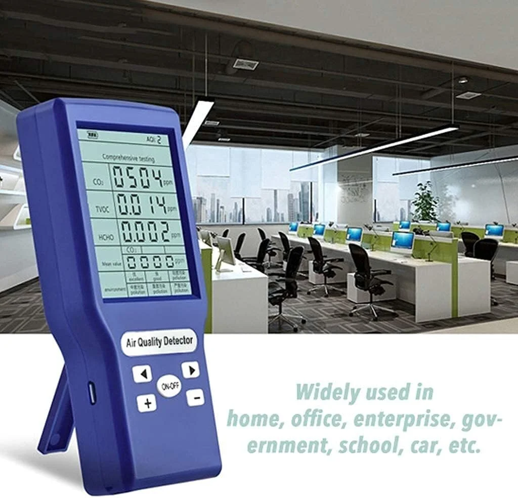 دستگاه سنجش کیفیت هوا ZXM - دستگاه چند منظوره عالی برای تشخیص فرمالدئید، TVOC، دی اکسید کربن، PM2.5 / PM10 و تشخیص لحظه ای کیفیت هوا