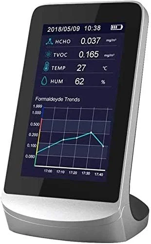 دستگاه تشخیص کیفیت هوا چند منظوره ZXM، مانیتور کیفیت گاز TVOC با حساسیت بالا، آنالایزر سنسور دی اکسید کربن CO2