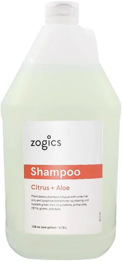 شامپو Zogics، شامپو با رایحه مرکبات + آلوئه ورا (4 گالن/جعبه)