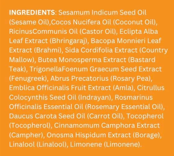 شامپو آیورودا KHADI ORANGE VITALITY، 100% طبیعی، بدون سیلیکون و سولفات، حجم دهنده و حالت دهنده مو، احیا کننده موهای کدر و چرب، مشخص کننده فر مو، مراقبت از مو وگان، زیبایی ارگانیک 200 میلی لیتر