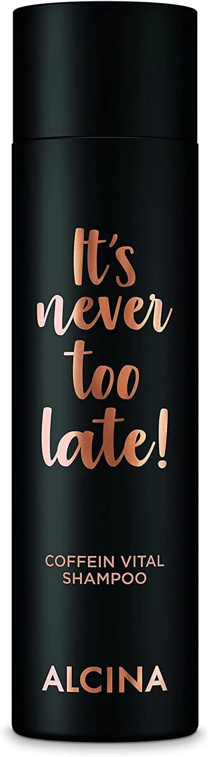 شامپو کافئین احیا کننده مو آلسینا مدل It's never too late! حجم 250 میلی لیتر | برای موهای بلندتر و قوی تر | مراقبت حرفه ای مو ساخت آلمان شامپو کافئین احیا کننده مو آلسینا مدل It's never too late! حجم 250 میلی لیتر | برای موهای بلندتر و قوی تر | مراقبت حرفه ای مو ساخت آلمان
