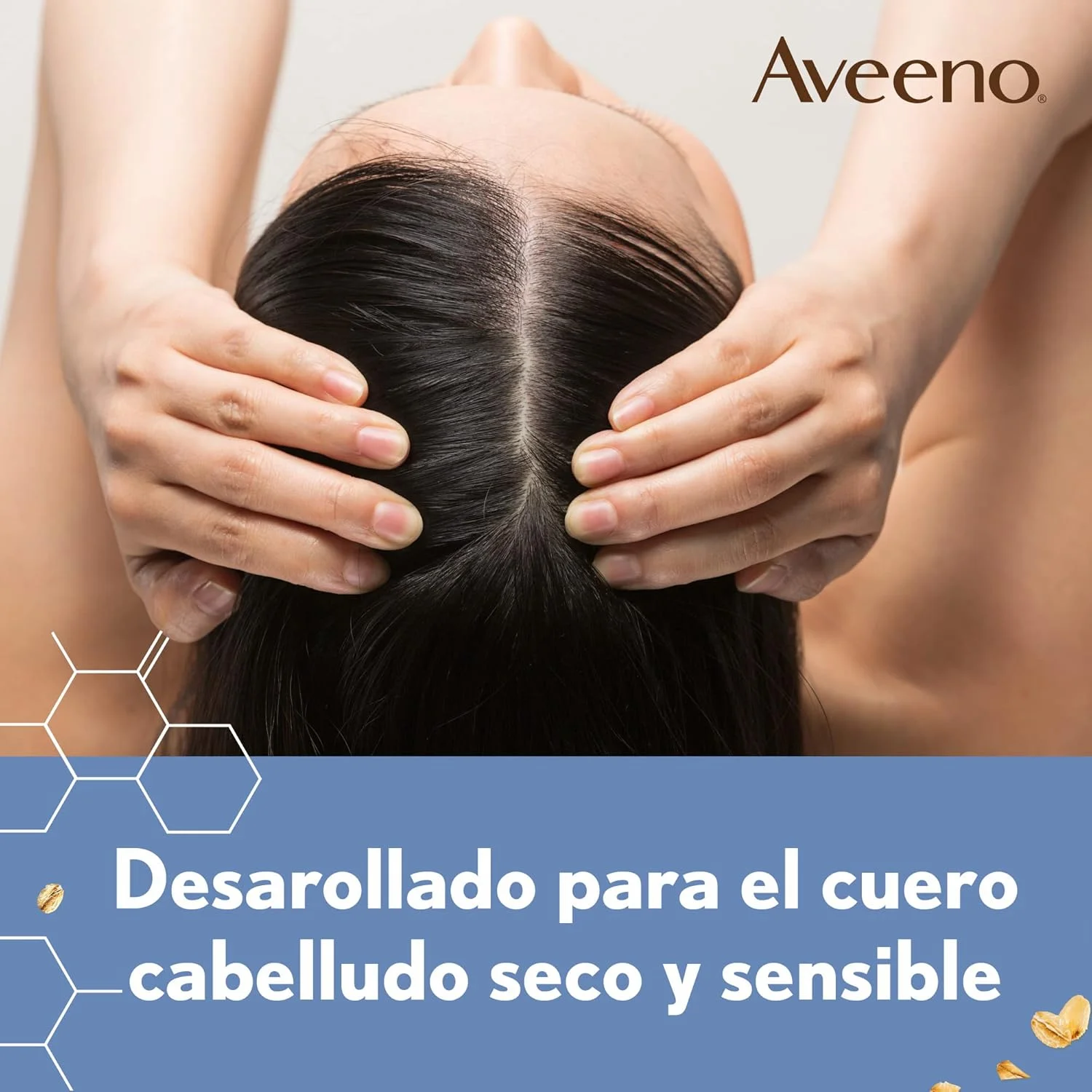 شامپو آوینو برای پوست خشک و حساس - پاک کننده موی رایج بدون سولفات و پارابن، تسکین دهنده خارش پوست سر ناشی از خشکی و تحریک، 300 میلی لیتر