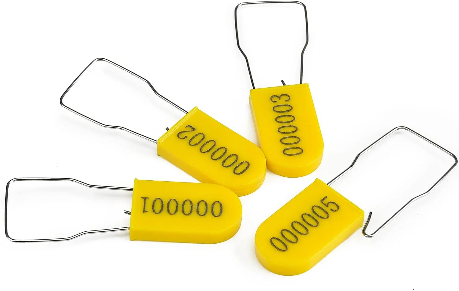 پلمپ های سربی 100 عددی قفل پلاستیکی پلمپ های امنیتی قفل های سیم فلزی پلمپ کنتور برق یکبار مصرف ضد دستکاری قفل شماره دار زبانه های برچسب ضد دستکاری زرد پلمپ های سربی 100 عددی قفل پلاستیکی پلمپ های امنیتی قفل های سیم فلزی پلمپ کنتور برق یکبار مصرف ضد دستکاری قفل شماره دار زبانه های برچسب ضد دستکاری زرد