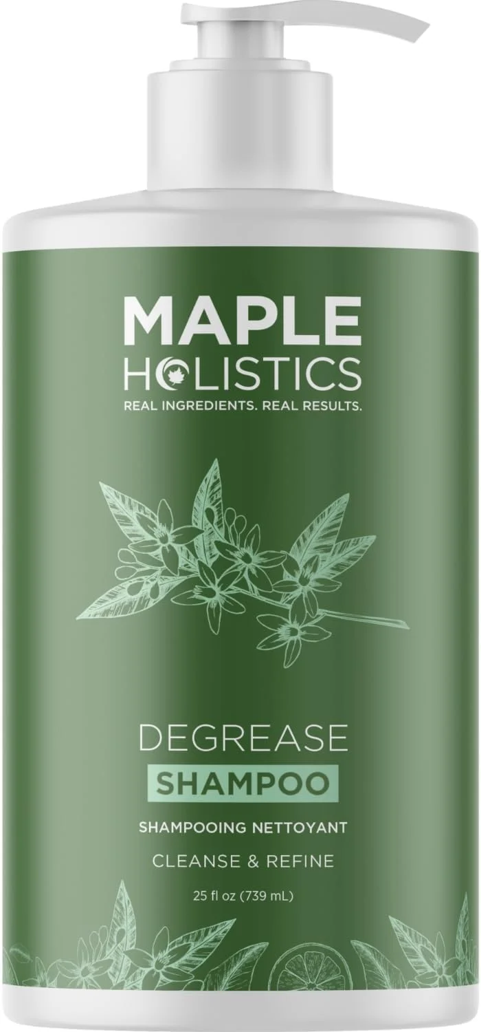 شامپو شفاف کننده برای مو و پوست سر چرب - شامپو پاک کننده عمیق با روغن رزماری - شامپو ضد چربی برای مو و پوست سر چرب - وگان، بدون سولفات و پارابن (739 میلی لیتر) شامپو شفاف کننده برای مو و پوست سر چرب - شامپو پاک کننده عمیق با روغن رزماری - شامپو ضد چربی برای مو و پوست سر چرب - وگان، بدون سولفات و پارابن (739 میلی لیتر)