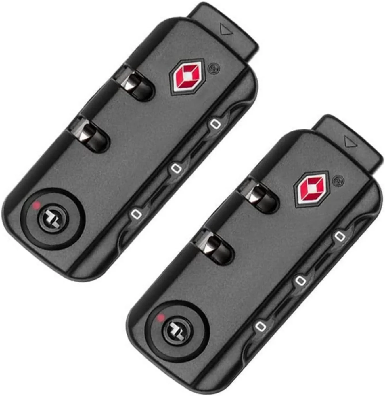 قفل رمزدار 3 رقمی TSA007 اسکییدو با سیم فولادی، قفل امنیتی برای چمدان، قفل رمزدار کمد و کابینت، قفل آویز کیف مسافرتی، بسته 2 عددی