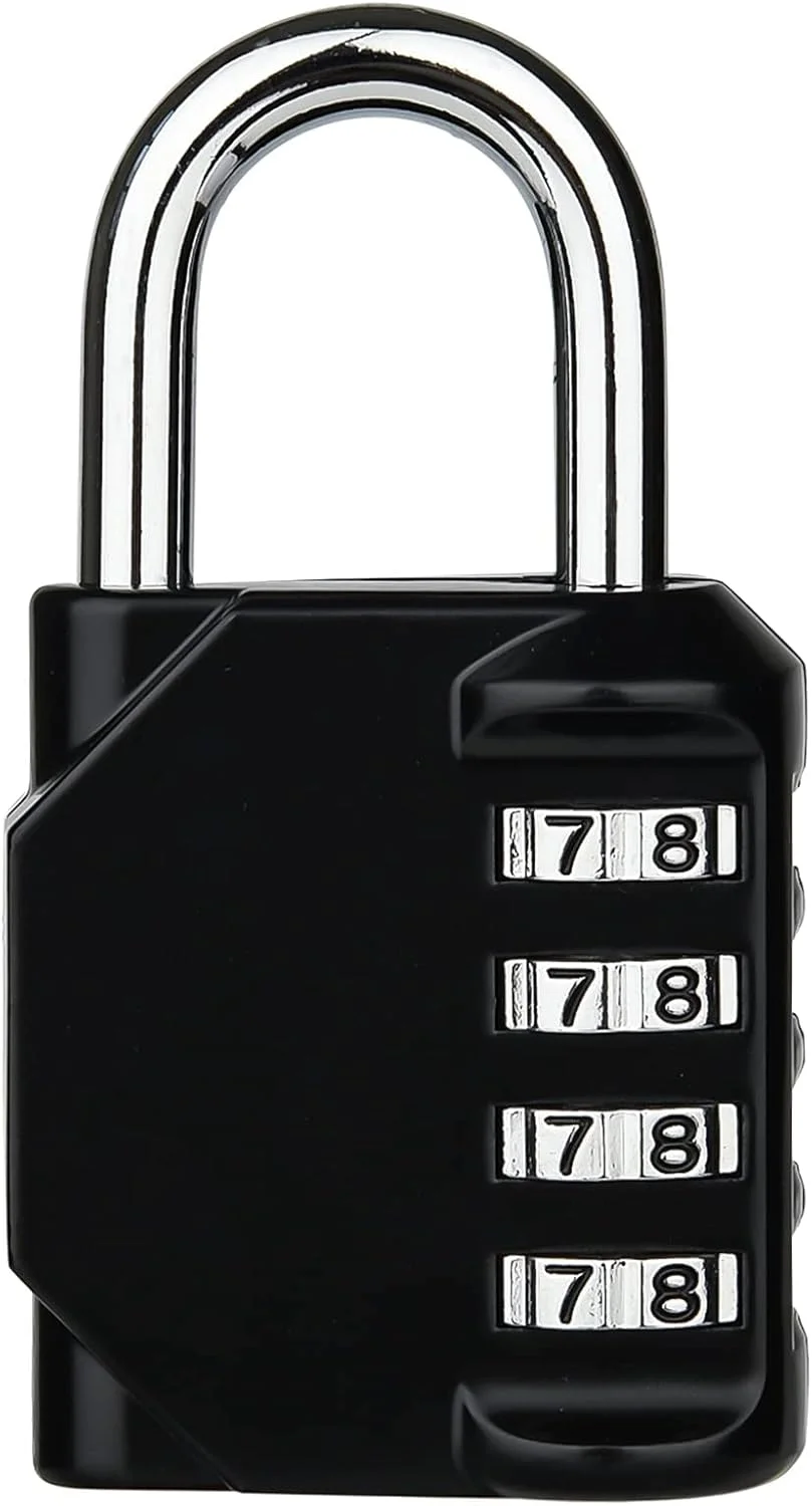 قفل رمزی 4 رقمی SHOWAY (تک عددی، مشکی)، مدل: PALOCK01-1P