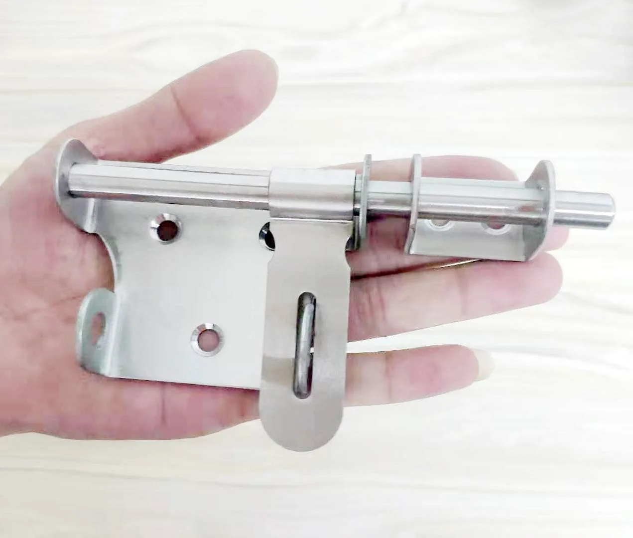 قفل زبانه کشویی درب، قفل زبانه استیل ضد زنگ، زبانه با سوراخ قفل، بست ایمنی، قفل های کشویی استوانه ای، پرداخت برس خورده استیل ضد زنگ قفل زبانه کشویی درب، قفل زبانه استیل ضد زنگ، زبانه با سوراخ قفل، بست ایمنی، قفل های کشویی استوانه ای، پرداخت برس خورده استیل ضد زنگ