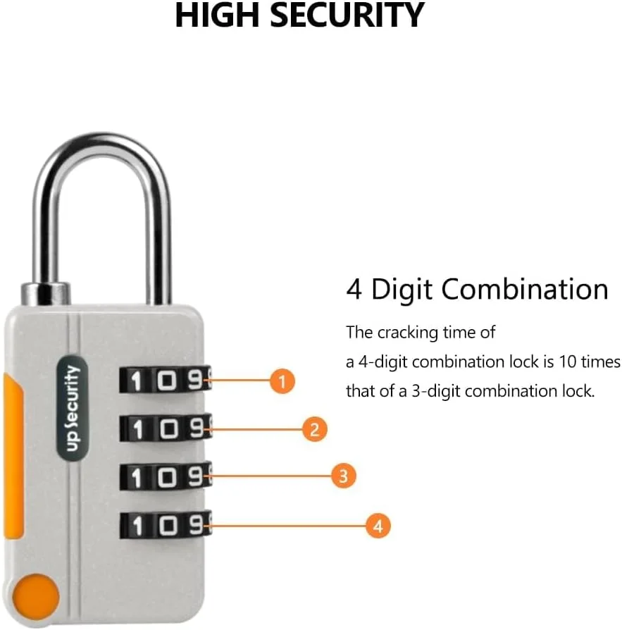 قفل های امنیتی G SUCITY، بسته 2 عددی، قفل باشگاهی با کاربری آسان، قفل مسافرتی با ساختار قوی