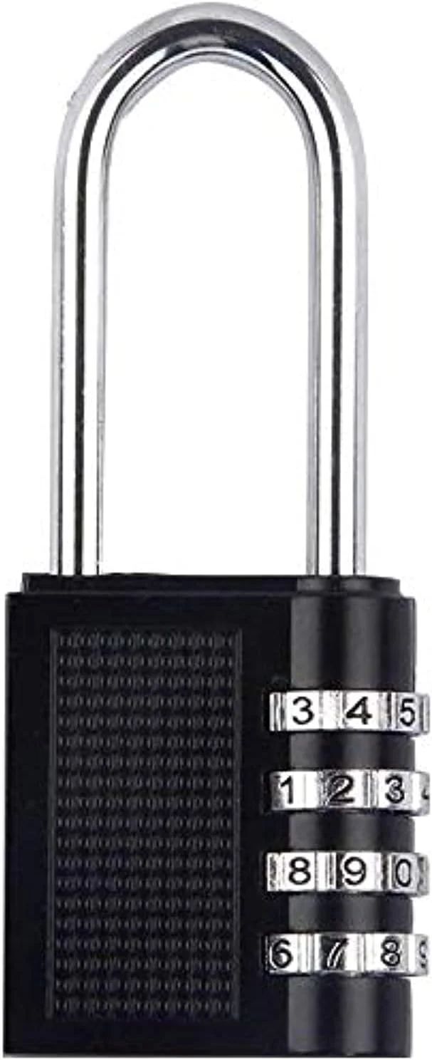 قفل ترکیبی SEN، قفل رمزی 4 رقمی مناسب فضای باز، قفل مدرسه، قفل باشگاه و قفل مشکی