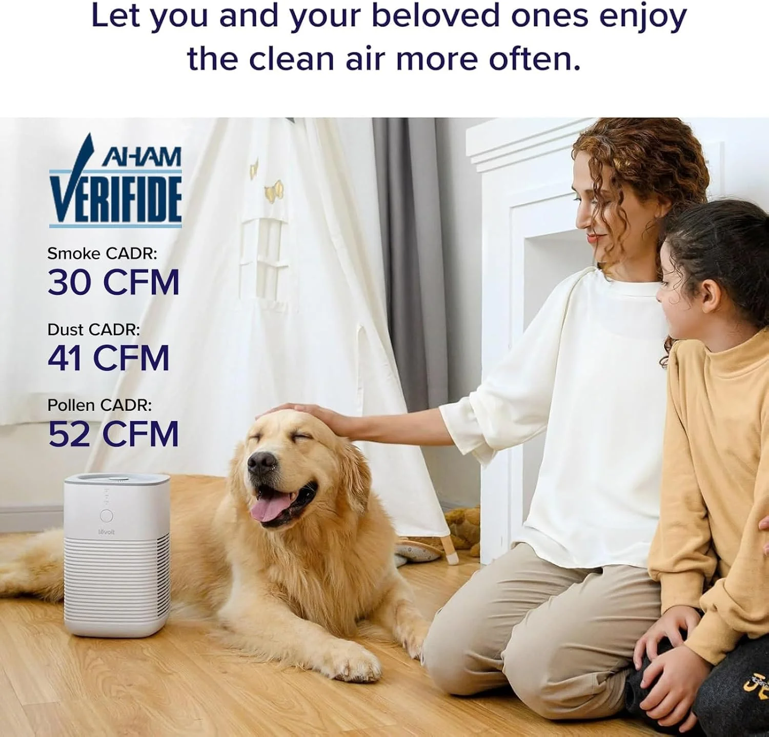 دستگاه تصفیه هوا لِوویت برای اتاق خواب منزل، دارای فیلترهای دوگانه H13 HEPA با پخش کننده رایحه درمانی، حالت خواب آرام، پاک کننده دود، آلرژی، شوره حیوانات خانگی، 100٪ بدون ازن، خاکستری، 1 عدد، LV-H128