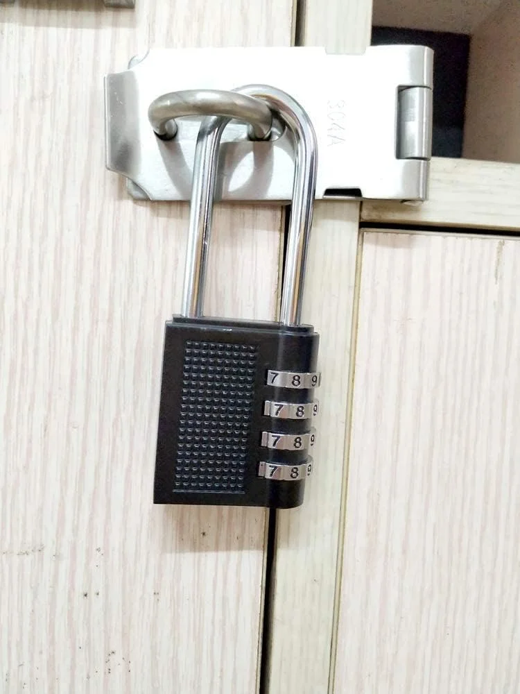 قفل ترکیبی SEN، قفل رمزی 4 رقمی مناسب فضای باز، قفل مدرسه، قفل باشگاه و قفل مشکی