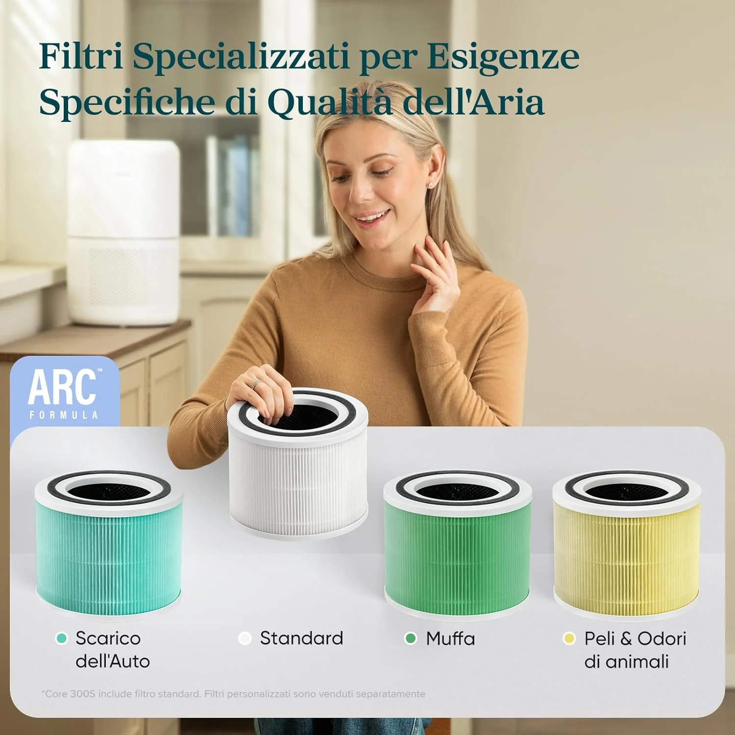 دستگاه تصفیه هوای LEVOIT برای آلرژی و ذرات PM2.5، فیلتر HEPA، کیفیت هوا، مقابله با 99.97% از کنهها، گرده، بوها، کپک، CADR 240 m³/h، 50 m²، 22 dB، حالت خواب و خودکار دستگاه تصفیه هوای LEVOIT برای آلرژی و ذرات PM2.5، فیلتر HEPA، کیفیت هوا، مقابله با 99.97% از کنهها، گرده، بوها، کپک، CADR 240 m³/h، 50 m²، 22 dB، حالت خواب و خودکار