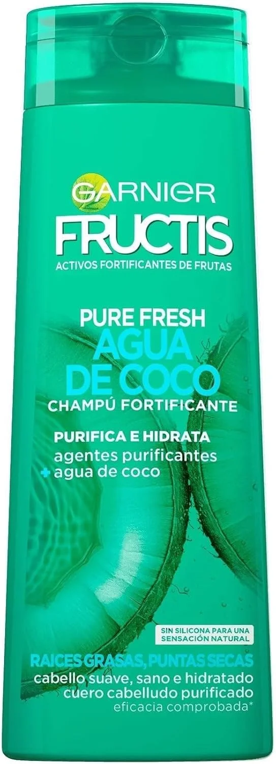 شامپو گارنیر Fructis Pure Fresh حاوی آب نارگیل - 360 میلی لیتر شامپو گارنیر Fructis Pure Fresh حاوی آب نارگیل - 360 میلی لیتر