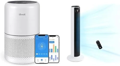 دستگاه تصفیه هوا Levoit Core 300S + پنکه برجی F362