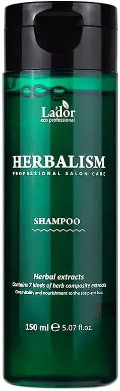 شامپو گیاهی هربالیسم لادر 150 میلی لیتر، درمان تسکین دهنده مو با عصاره های گیاهی، کمک به جلوگیری از ریزش مو، حاوی 7 نوع عصاره گیاهی، تسکین دهنده و طراوت بخش پوست سر شامپو گیاهی هربالیسم لادر 150 میلی لیتر، درمان تسکین دهنده مو با عصاره های گیاهی، کمک به جلوگیری از ریزش مو، حاوی 7 نوع عصاره گیاهی، تسکین دهنده و طراوت بخش پوست سر