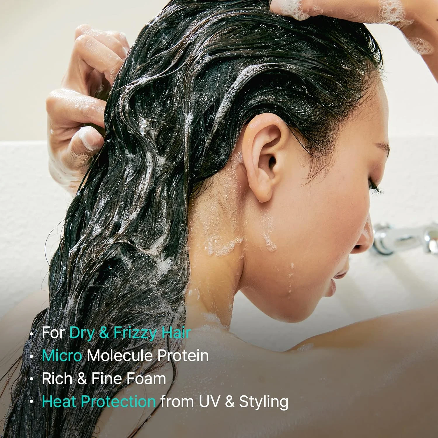 شامپو کراتین LPP لادر (530 میلی لیتر) - شامپو مغذی ابریشم و پروتئین گندم هیدرولیز شده برای موهای خشک، آسیب دیده، رنگ شده و فر شده