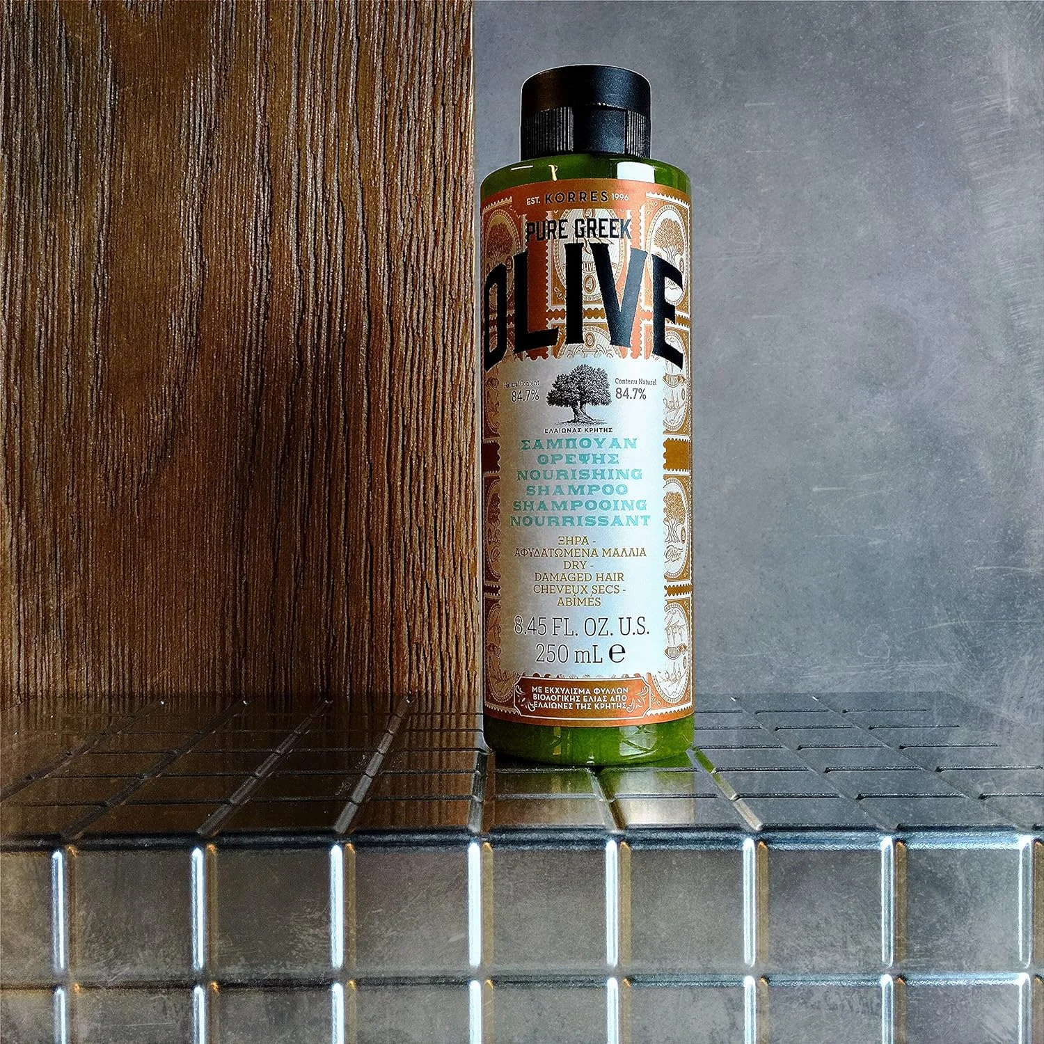 شامپو مغذی زیتون خالص یونانی کوررس، 250 میلی لیتر