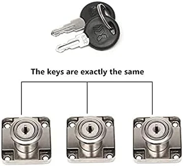 قفل کابینت FHT، 4 عدد، قفل کشو میز، قفل کمد آلیاژ روی، قفل سخت افزاری درب کمد مبلمان