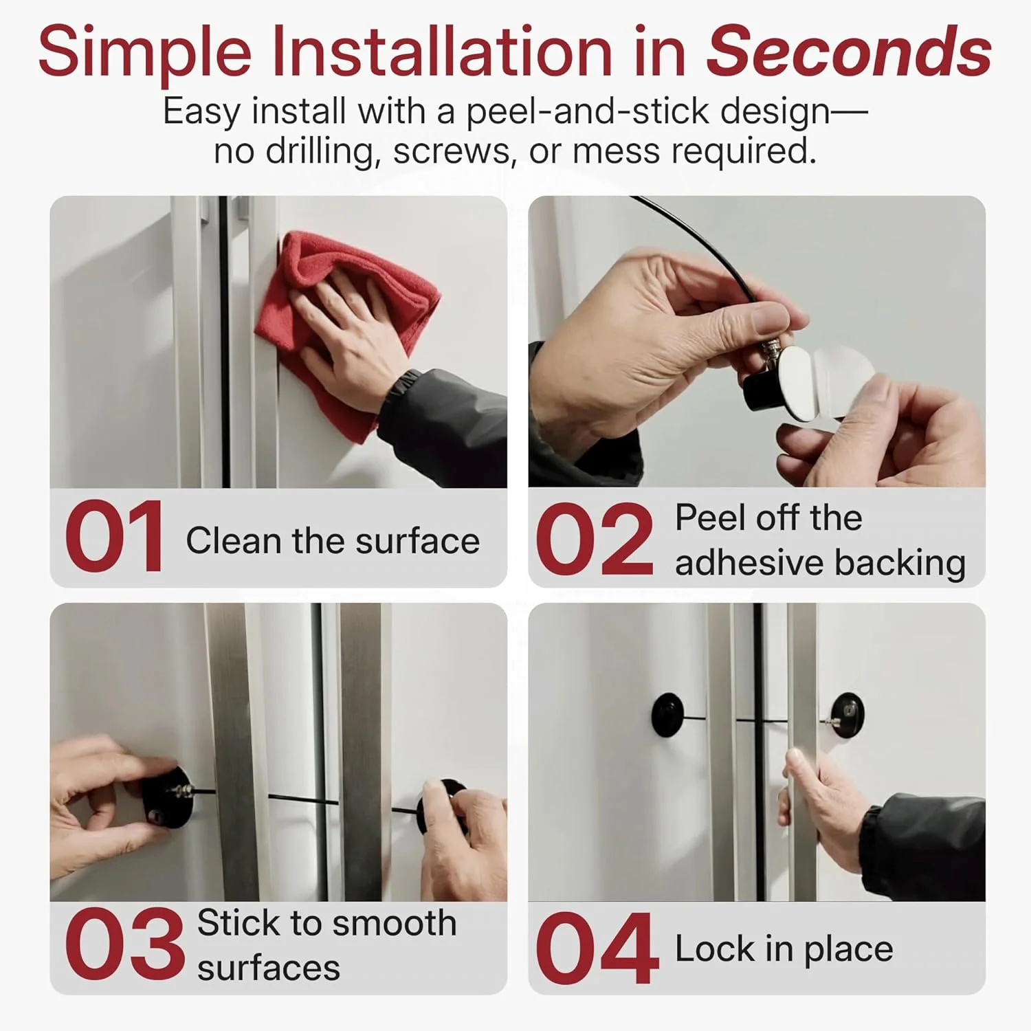 قفل یخچال HavenHause بسته 2 عددی - قفل ایمنی کودک