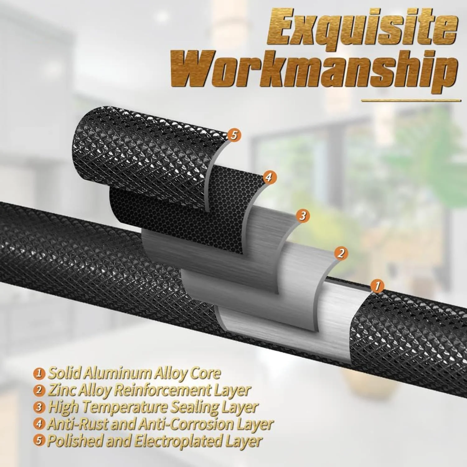 دستگیره کابینت Aputue، بسته 10 عددی دستگیره های آجدار کابینت، دستگیره کشو آشپزخانه، دستگیره فلزی کمد، دستگیره کابینت برای کشو کمد لباس، دستگیره کابینت بلند 128 میلی متری