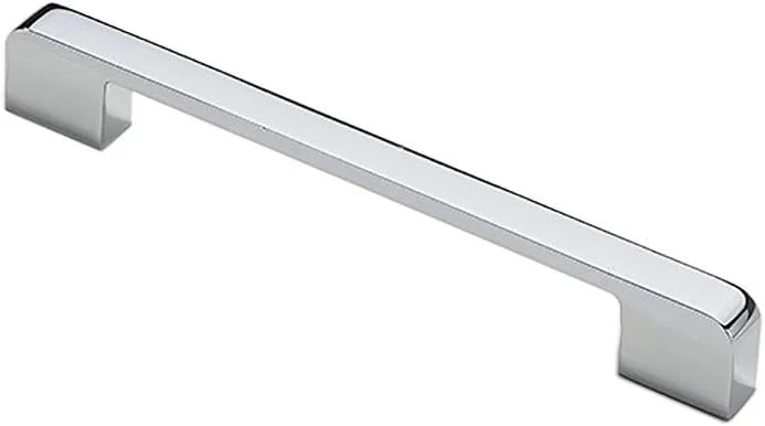 5 عدد دستگیره کابینت کشو مبلمان درب کمد آشپزخانه آلیاژ روی کروم براق میله T مرکز سوراخ 160 میلی متر