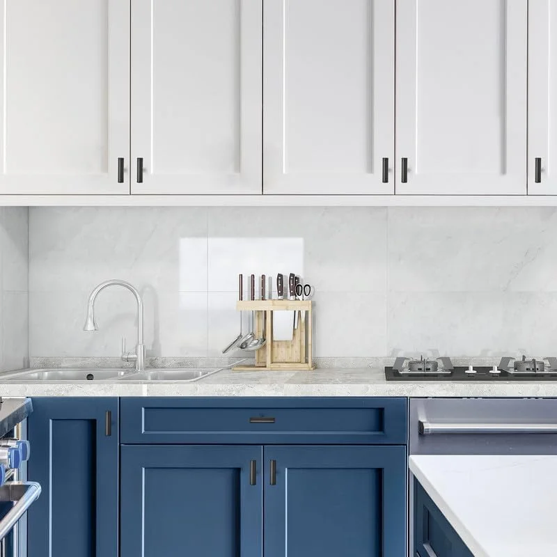 دستگیره کابینت تی بار، بسته 10 عددی، دستگیره مشکی کابینت، دستگیره 5 سانتی متری کابینت آشپزخانه، دستگیره تک پیچ کشو برای کمد (مشکی و 20 پیچ)