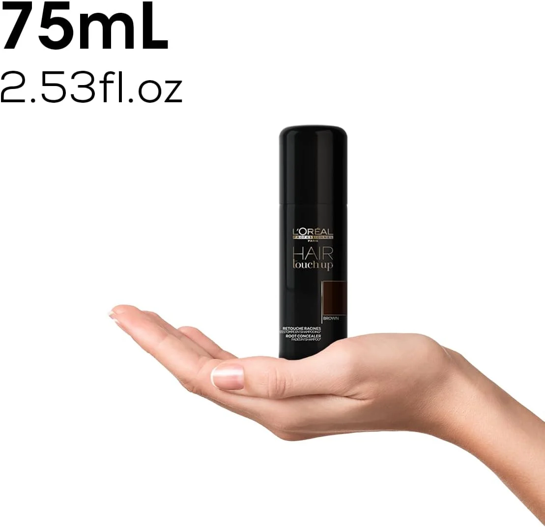 اسپری کانسیلر مو لورآل پروفشنال مدل Hair Touch Up رنگ بلوند تیره 75 میلی لیتر