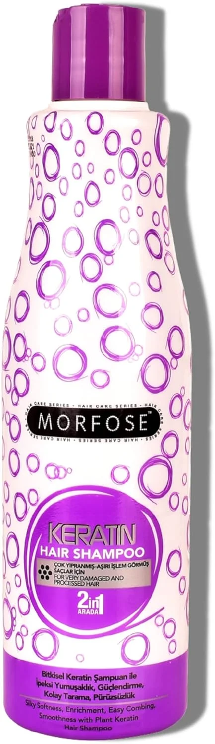 شامپو موی کراتین بنفش 2 در 1 مورفوس 500 میلی لیتر شامپو موی کراتین بنفش 2 در 1 مورفوس 500 میلی لیتر