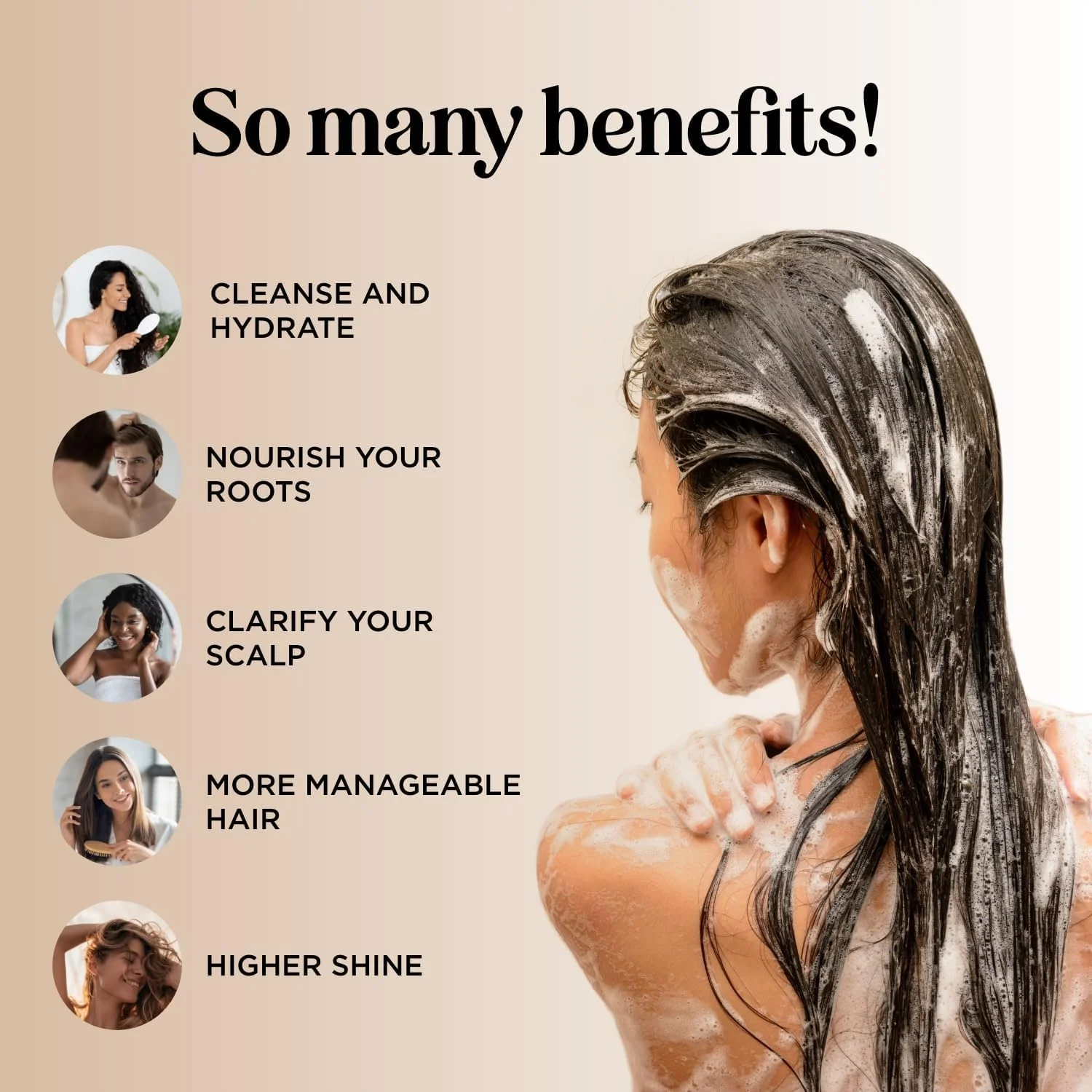 شامپو موی طبیعی Silk18 برای زنان، مردان و نوجوانان، فرمول پیشرفته ضد وز برای موهای معمولی تا خشک، بدون سولفات، مناسب موهای رنگ شده، حاوی روغن جوجوبا و آرگان خالص، مرطوب کننده ها و اسیدهای آمینه کراتین ابریشم