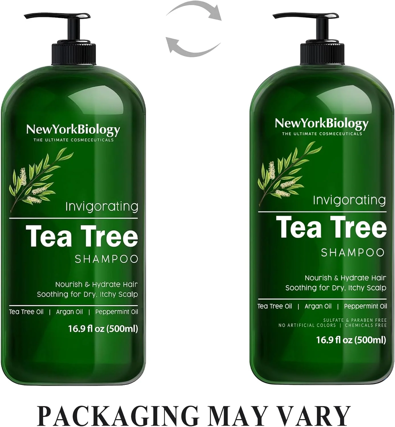 شامپو درخت چای نیویورک بیولوژی - پاک کننده عمیق - تسکین دهنده شوره سر و خارش پوست سر - درجه درمانی - کمک به تقویت رشد مو - 500 میلی لیتر